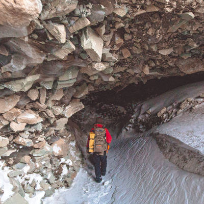 Au coeur du glacier