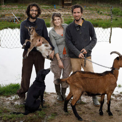 Thibaud Chéné, Manon Canovas et Romain Siret, les fondateurs du Champ des Ecoutes © A. Joncheray