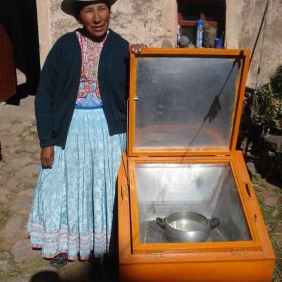 Une propriétaire de cuiseur à Colca